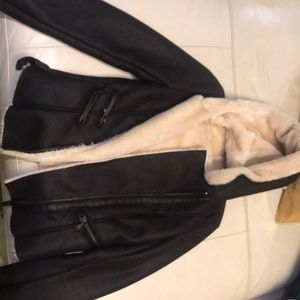 Furry Dark Brown Jacket